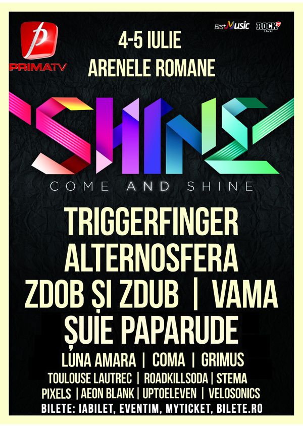 Festivalul SHINE 2015: Reguli de acces si multe informatii utile